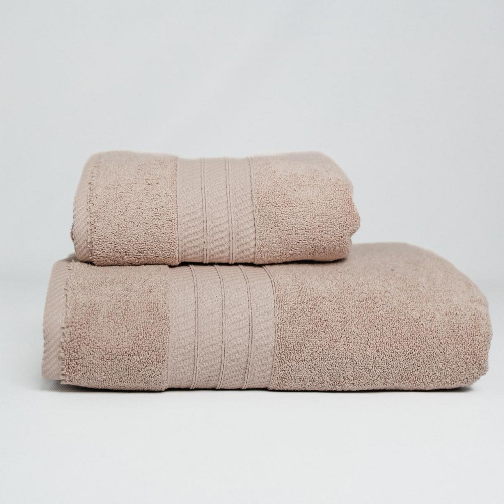 Набор Махровых полотенец , Махра,Бежевый,50/90 и 70/140 Киев - изображение 3