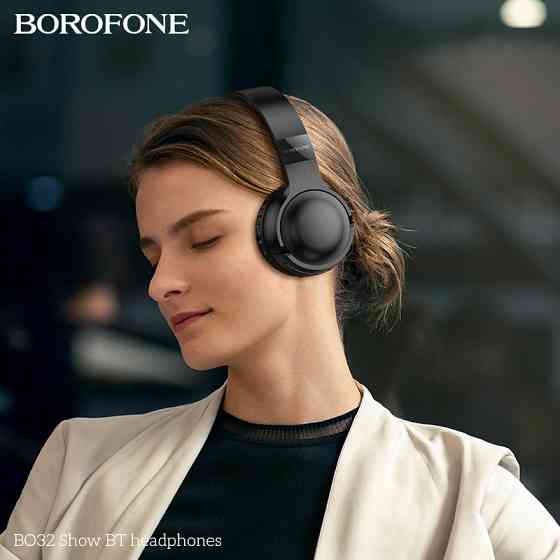 Беспроводные наушники BOROFONE BO32 Show BT headphones Black Одесса