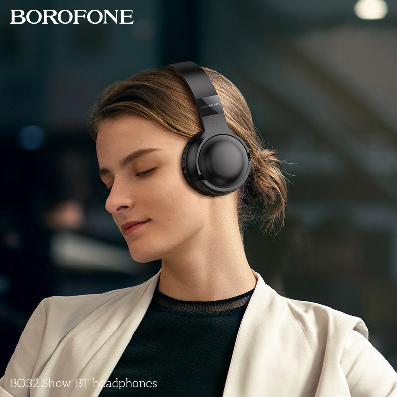 Беспроводные наушники BOROFONE BO32 Show BT headphones Black Одесса - изображение 5