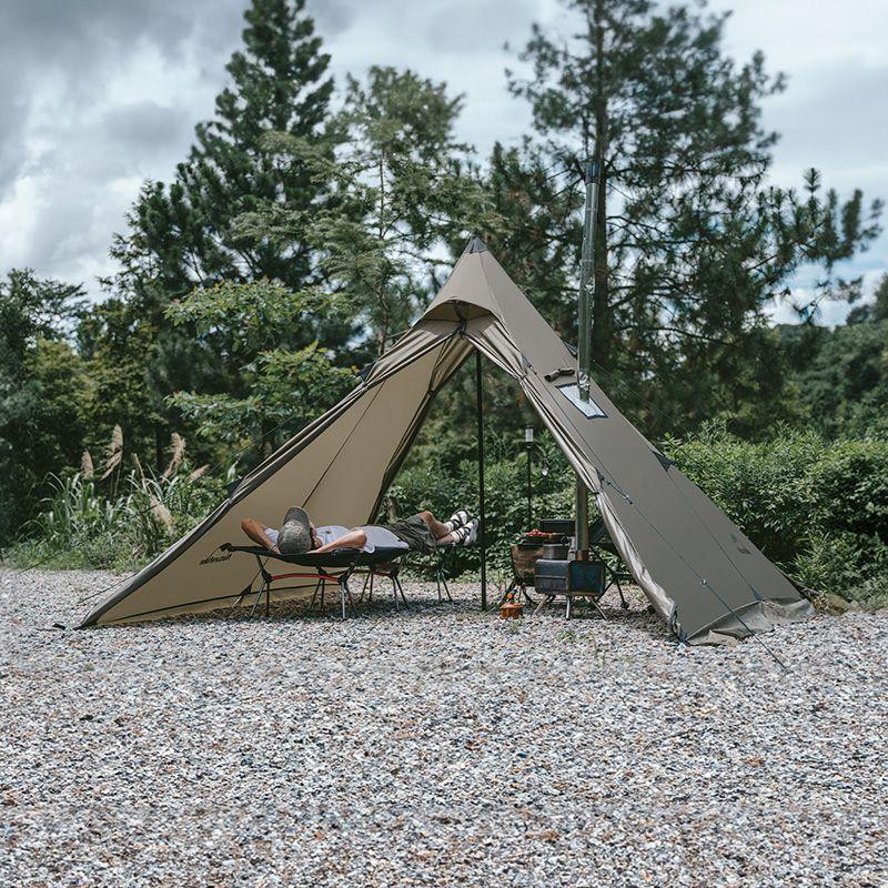 Палатка с острой верхушкой Naturehike CNK2300ZP025, коричневая Киев - изображение 6