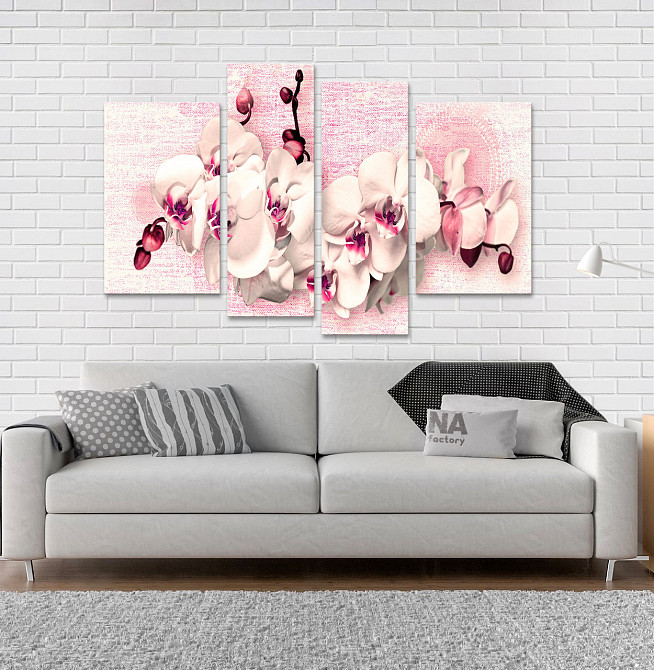Модульна картина Абстракція Орхідея Art-160_4 Київ - фото 2