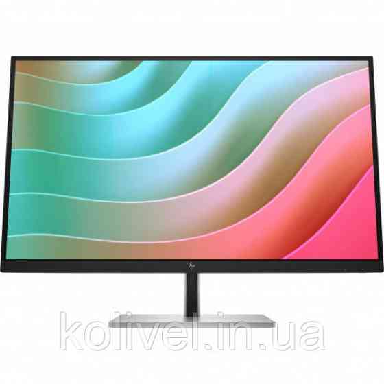TFT 27" HP E27k G5, 4K UHD, IPS, HDMI, DP, USB-C, RJ-45, HAS, Pivot, кол, чорно-сріблястий (6N4C4AA) Київ