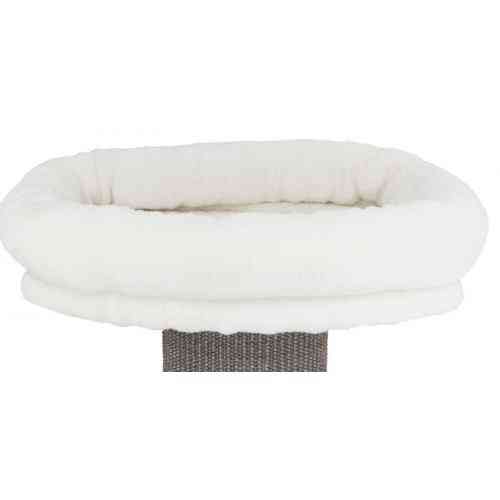 Дряпка Trixie Acadia для котів настінна сизаль/плюш біла/сіра 46х37х160 см Київ