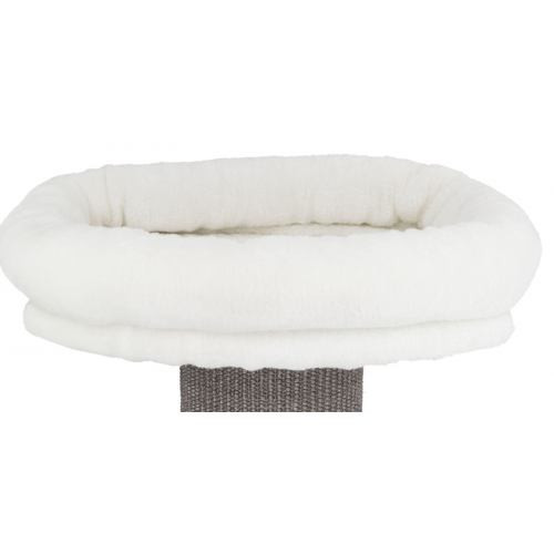 Царапка Trixie Acadia для кошек настенная сизаль/плюш белая/серая 46х37х160 см Киев - изображение 2