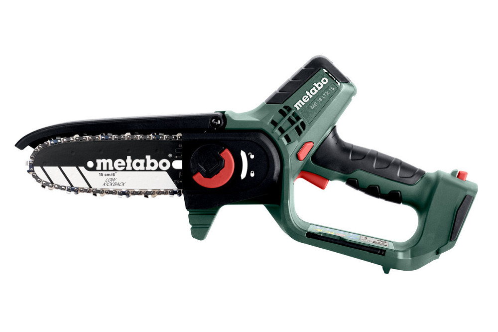 Пила ланцюгова mini Metabo MS 18 LTX 15 акумуляторна 18В Li-Ion 600856850 каркас Коломия - фото 1