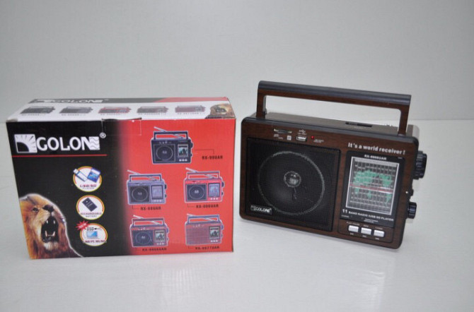 Радіоприймач GOLON-RX 9966 /USB+SD (16 шт) Київ - фото 3