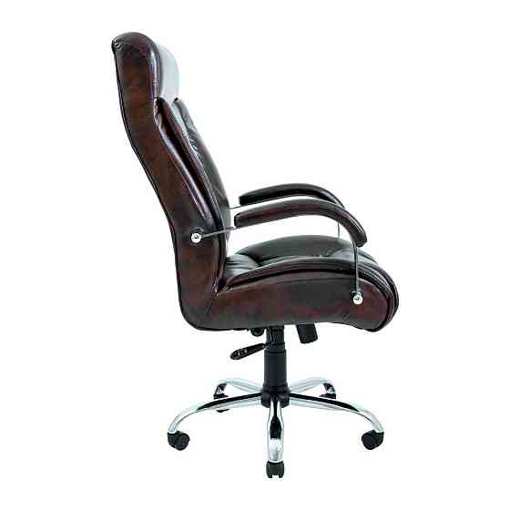Офісне крісло керівника Richman Magister Хром M3 Multiblock Коричневий Дніпро
