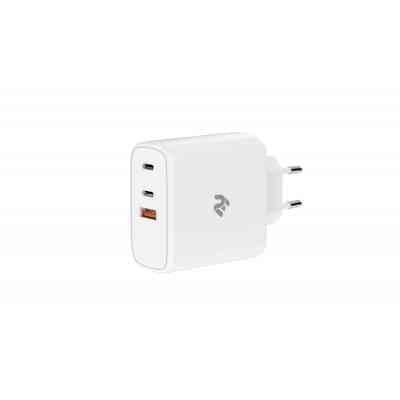 Зарядний пристрій 2E USB-C Wall Charger GaN 65W, white (2E-WC3USB65W-W) Вінниця