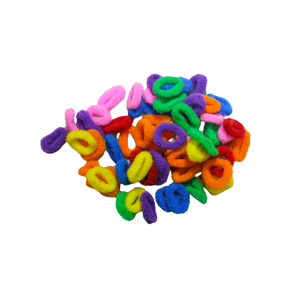 Гумка FROM FACTORY REL для волосся (200шт) Мікс Київ