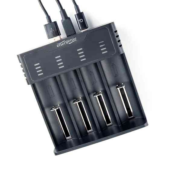 Зарядний пристрій EnerGenie BC-USB-02 для акумуляторів Ni-MH + Li-ion Киев