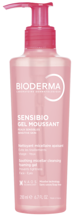 Біодерма Сенсібіо очисний гель для чутливої шкіри Bioderma Sensibio Gel Moussant 200 мл Дніпро