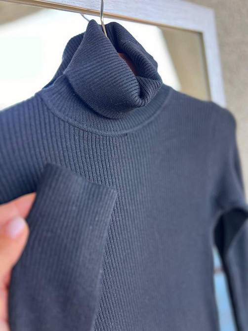 Светр жіночий A-N 920 водолазка гольф рубчик високий комір one size, чорний, one size Київ - фото 10