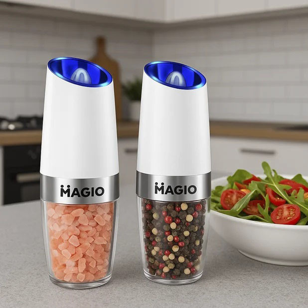 Електричний гравітаційний подрібнювач спецій Magio MG-212 BI-80 Львів - фото 5