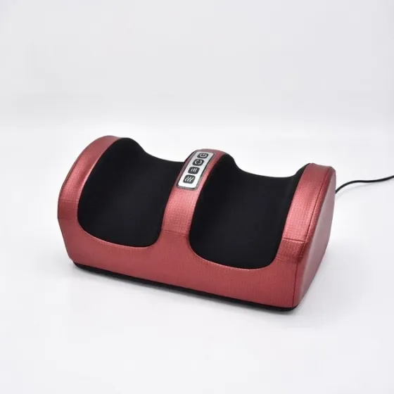 Масажер для ніг, стоп і кісточок Renkai Foot Massager: роликовий масажер із підігрівом, 3 швидкостями та екошкірою Одеса