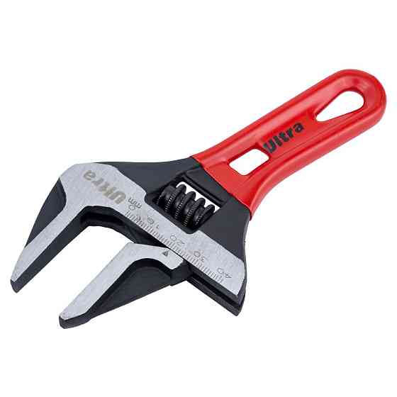 Ultra Ключ разводной с тонкими губками укороченный 155мм, 0-41мм CrV ULTRA (4100232) Киев