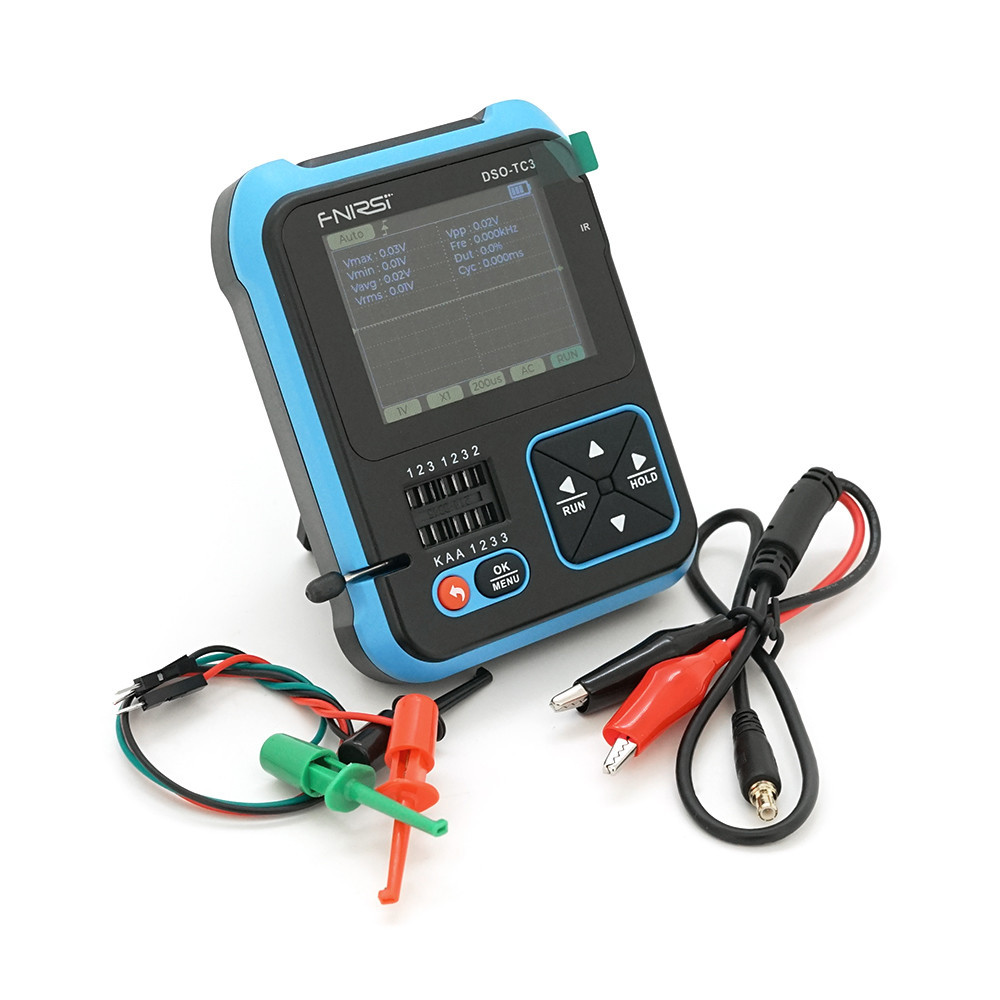 Осцилограф FNIRSI DSO-TC3 3 в1, тестер компонентів та генератор сигналів, Box Київ - фото 1