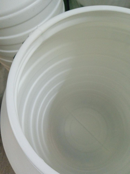 Бочка пластиковая 60 л пищевая белая высокая бидон  широкая горловина емкость для воды Днепр - изображение 3