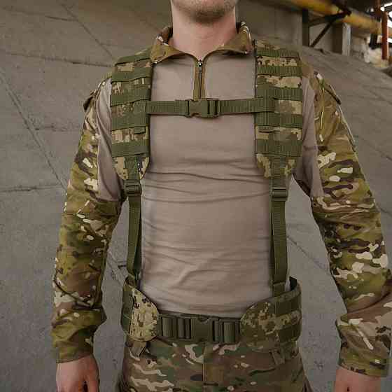 РПС піксель із стрічками молле розвантажувальний пояс рпс матеріал Cordura військовий пояс розгрузка для ЗСУ     WAR Львів