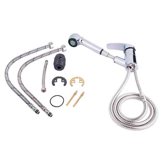 Смеситель для кухни Lidz Mars 011 с выдвижным изливом (k40) LDMAR011CRM34859 Chrome Киев