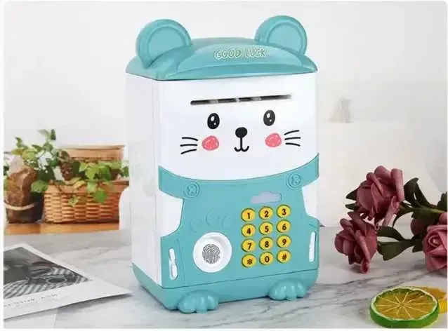 Копилка-сейф с кодовым замком и отпечатком Милый Мишка Коломыя - изображение 5