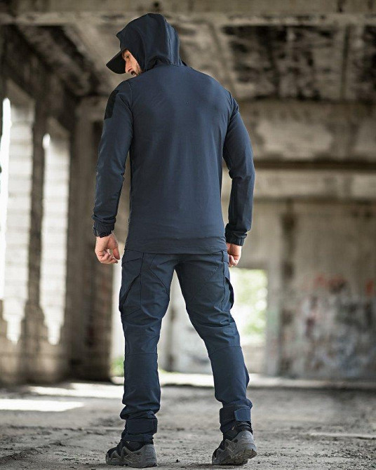 Еластичний тактичний костюм agony синій дснс НП4889 Одеса - фото 4