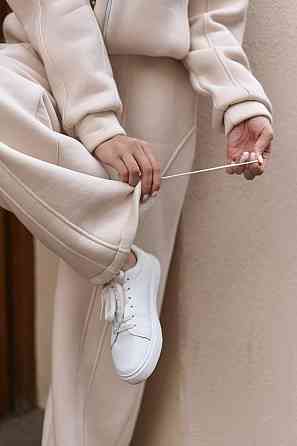 Жіночий теплий прогулянковий костюм двійка турецька тринитка на флісі Одеса