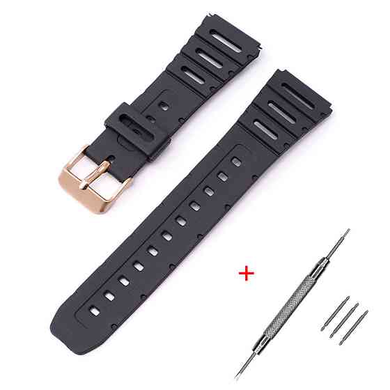 Ремінець для Casio G-Shock CA-53W 20 mm Black RG SBR Київ