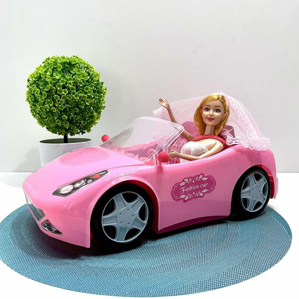 Лялька наречена 27см з машиною 33,5 см Вид 2 Рожевий (925-179-80-81) Чернігів - фото 1