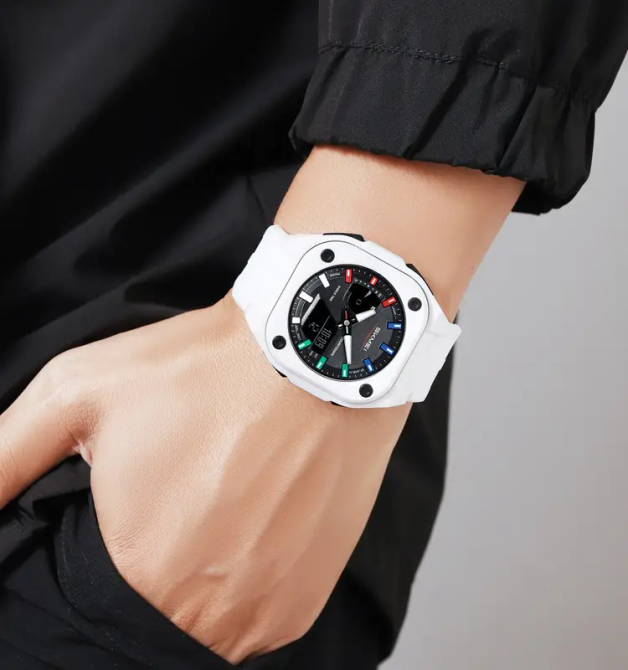 Годинник чоловічий наручний спортивний Skmei 2328 (Білий) Вінниця - фото 6