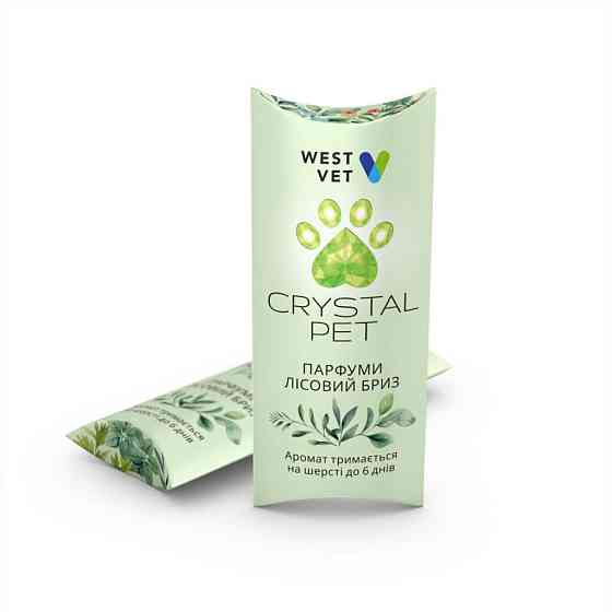 Духи Crystal Pet для домашних питомцев Лесной Бриз 5 мл, WestVet Винница