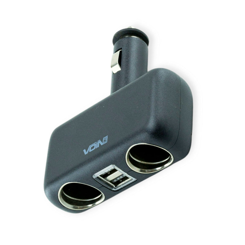 Разветвитель прикур. прямой 2 вых. 10А, 120Вт, USB 2.4А, Евро, ВАЗ Мукачево - изображение 1