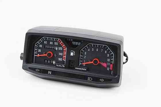 Спідометр в зборі ZS-125J (тахометр електронний), сірий, 4 фішки Киев