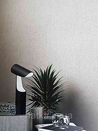 Обои виниловые на флизелине Marburg Art deco 31916 метровые однотонные коричневые мелкая полоска под ткань Киев