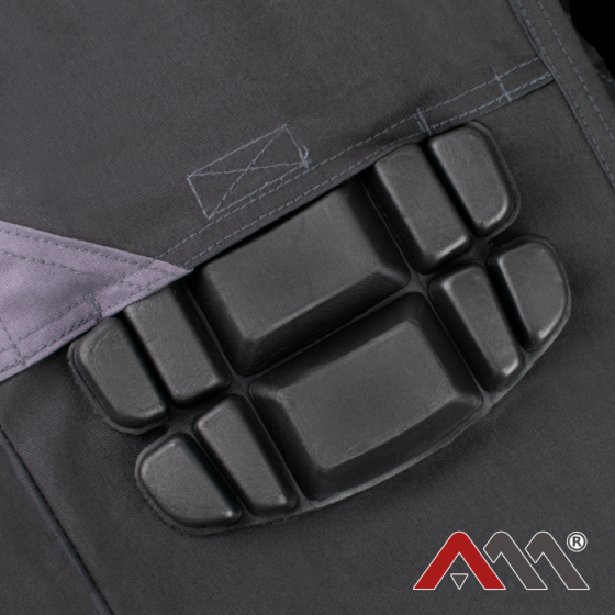Робочі наколінники-вкладки "ArtMas" м'які чорного кольору Киев