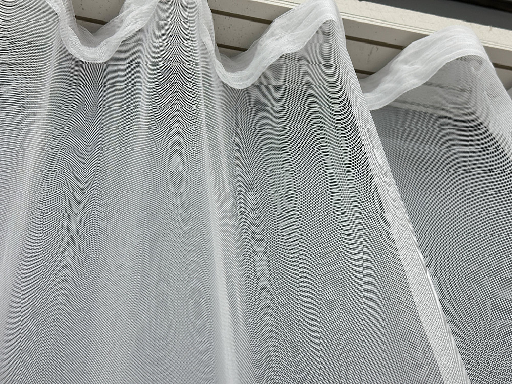 Тюль "Грек-сітка" омбре з вишивкою Листочки колір рожевий з білим 1482т Київ - фото 7