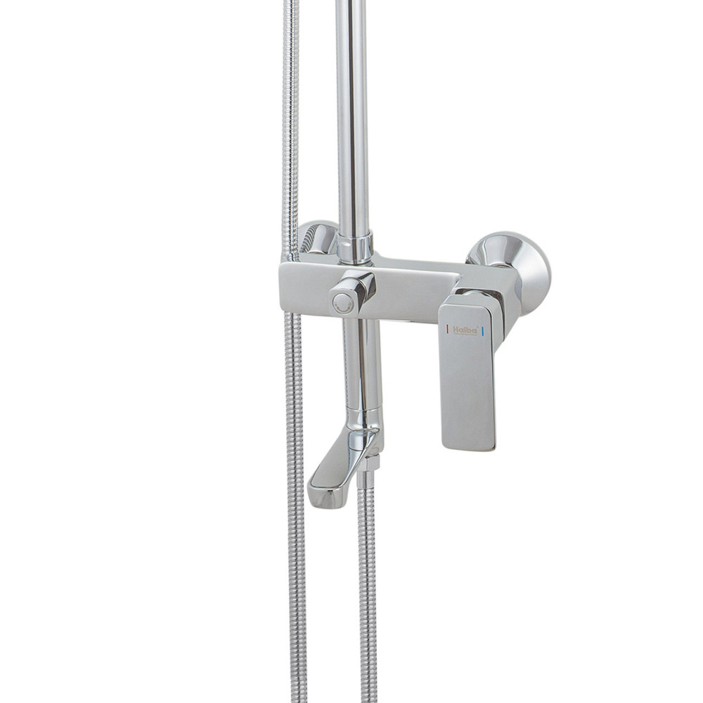 Душова колонка зі змішувачем Haiba Kubus 003-J (HB0917) - комбінована система Харків - фото 10