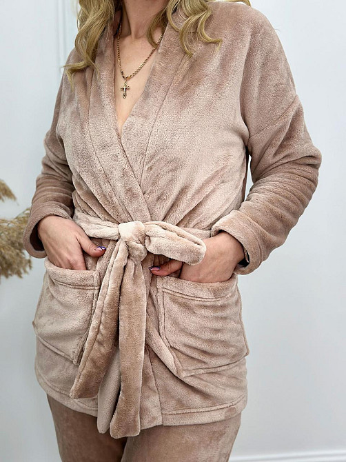 Домашній костюм з халатом "Nelly" оптом | Батал Київ - фото 7