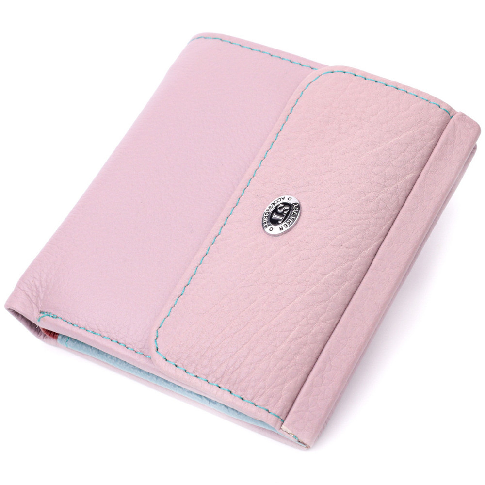 Кошелек для женщин среднего размера из натуральной кожи ST Leather 19495 Бежевый Киев - изображение 1