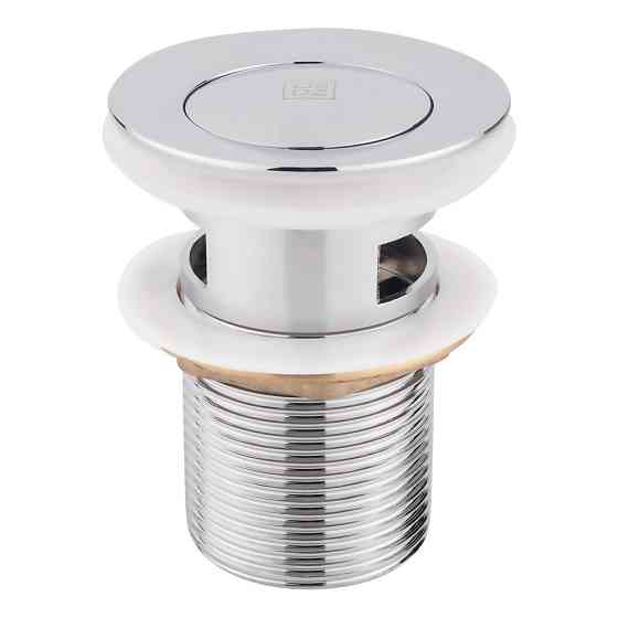 Донний клапан Lidz Tani 004 натискний 1 1/4" з переливом LDTAN004CRM32527 Chrome Київ