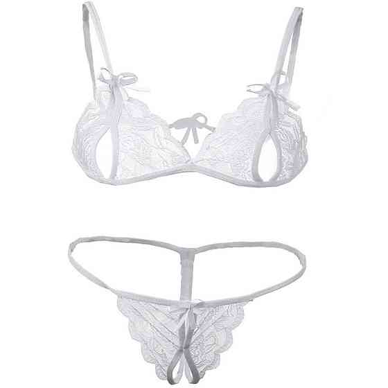 Беспроигрышный сексуальный комплект нижнего белья- Белый - XS/S/M – Эротическое бельё Винница