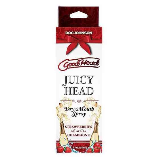 Увлажняющий оральный спрей Doc Johnson GoodHead - Juicy Head - Strawberries and Champagne 59мл Sex Aura Киев