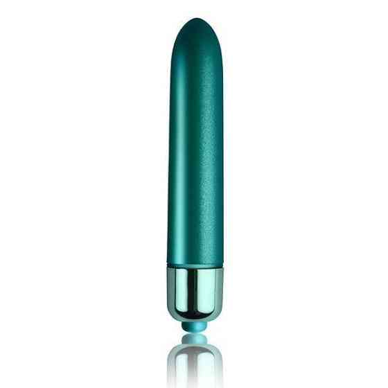 Вибропуля Rocks Off RO-90mm Touch of Velvet Peacock Petals матовая, 10 режимов работы, на батарейке Sex Aura Киев