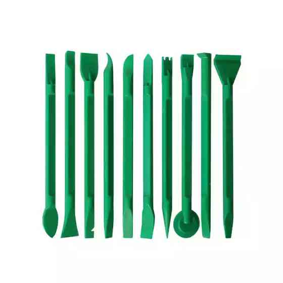 Набор двухсторонних пластиковых лопаток 10 шт для вскрытия корпусов, разборка электроники Киев