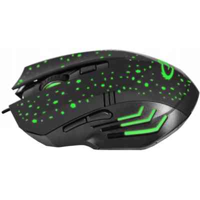 Мышка Esperanza MX212 Galaxy USB Black-Green (EGM212) Винница
