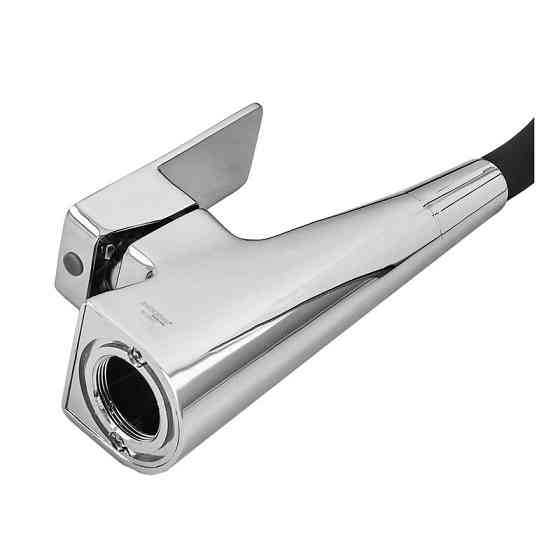 Кухонный смеситель MIXXUS ETNA 014-T NUT REFL.BLACK хром с черным силиконовым изливом (MI8419) Харьков