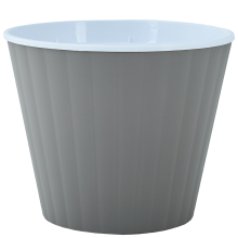 Цветочный горшок с белой вставкой 