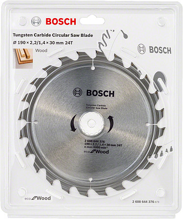 Диск пильный Bosch Eco WO 190x30-24T (2608644376) Коломия - фото 2