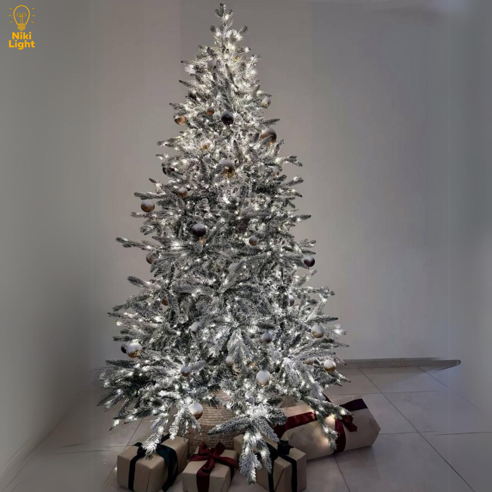 Гірлянда на батарейках роса Niki Light 20 метрів 200 лед пульт 8 режимів гірлянда від батерейок та USB холодний білий Київ - фото 8