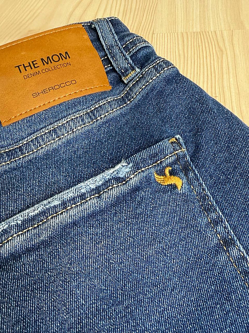 Джинси жіночі Sherocco 1295-1 Mom Relax великі розміри супер батал сині, синій, 44, 44, 116 см, 140 см Київ - фото 13