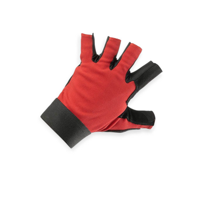 Рукавички без пальців, з козячої шкіри, розмір 10, захисні та спандекс вставки, фіксація ремінцем Мукачево - фото 1